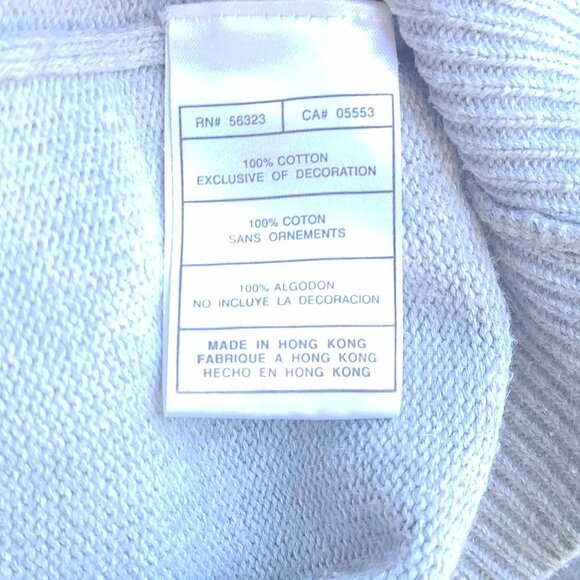 Nike Navy Gray Zip Up Cardigan Sweater with Hood size Medium - Picture 7 of 10